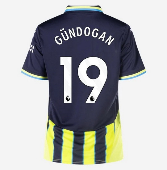 2024/25 Ilkay Gundogan #19 Away Women's Soccer Jersey