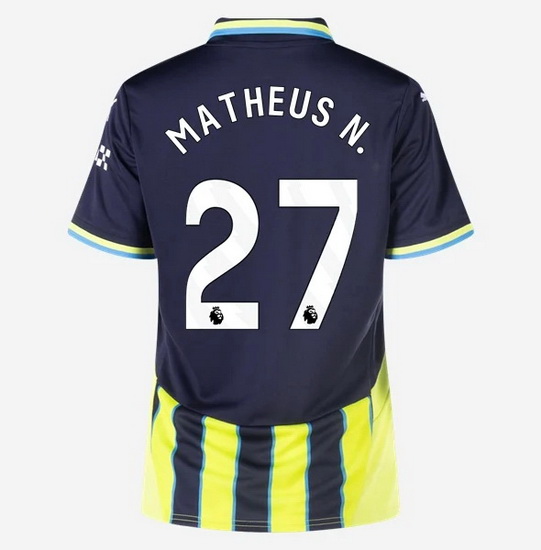 2024/25 Matheus Nunes #27 Away Women's Soccer Jersey