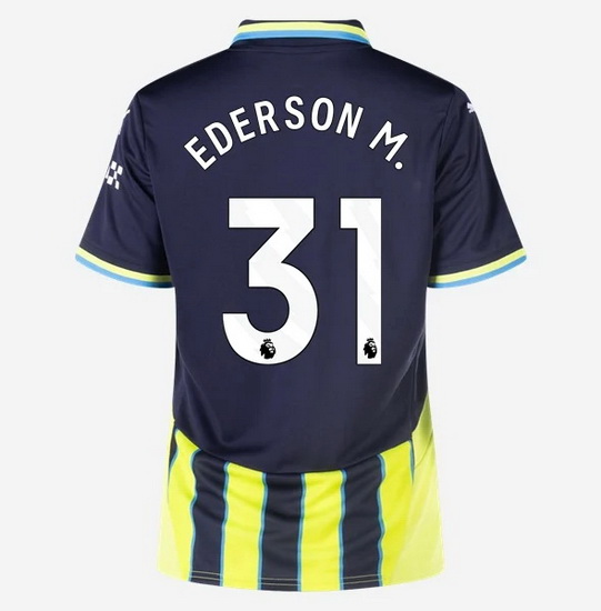 2024/25 Ederson #31 Away Women's Soccer Jersey - Click Image to Close