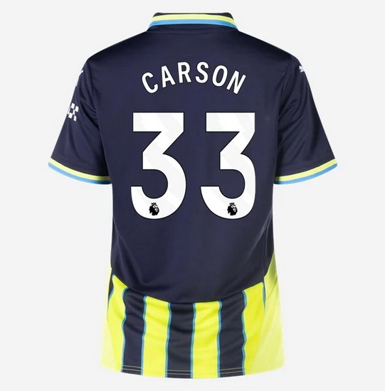 2024/25 Scott Carson #33 Away Women's Soccer Jersey - Click Image to Close