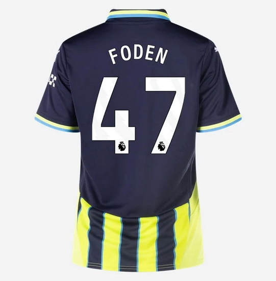 2024/25 Phil Foden #47 Away Women's Soccer Jersey - Click Image to Close