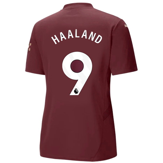 2024/25 Erling Haaland #9 Third Women's Soccer Jersey - Click Image to Close