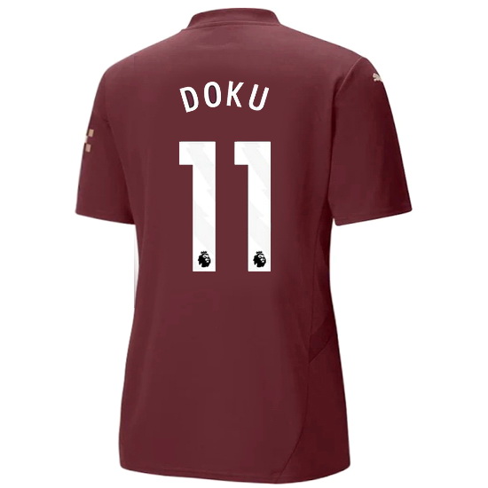 2024/25 Jeremy Doku #11 Third Women's Soccer Jersey - Click Image to Close