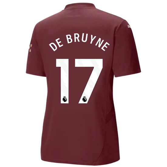 2024/25 Kevin De Bruyne #17 Third Women's Soccer Jersey - Click Image to Close