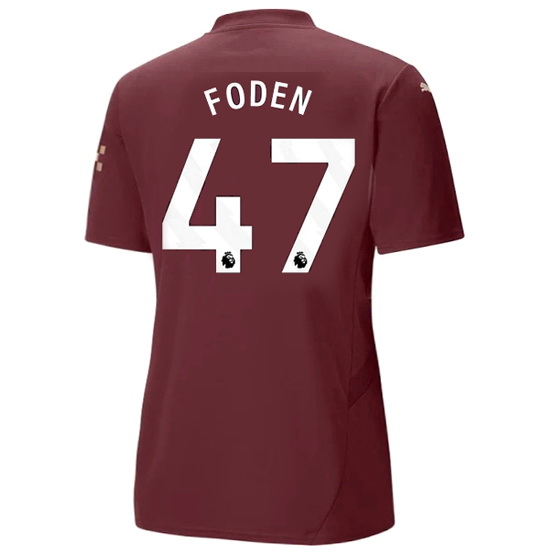 2024/25 Phil Foden #47 Third Women's Soccer Jersey - Click Image to Close