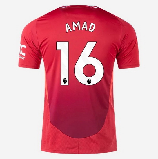 2024/25 Amad #16 Home Men's Soccer Jersey - Click Image to Close