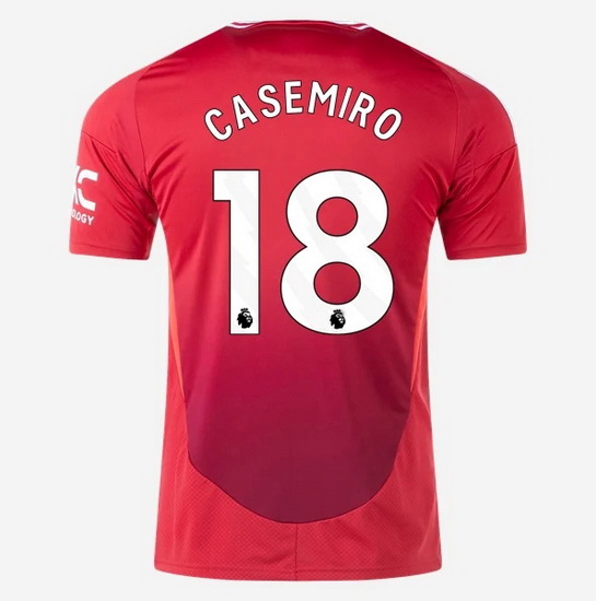 2024/25 Casemiro #18 Home Men's Soccer Jersey - Click Image to Close