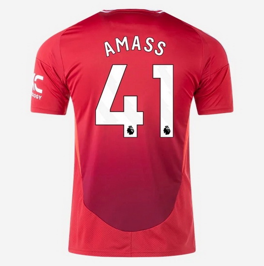 2024/25 Harry Amass #41 Home Men's Soccer Jersey