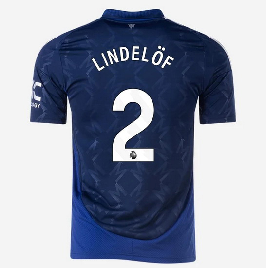 2024/25 Victor Lindelof #2 Away Men's Soccer Jersey