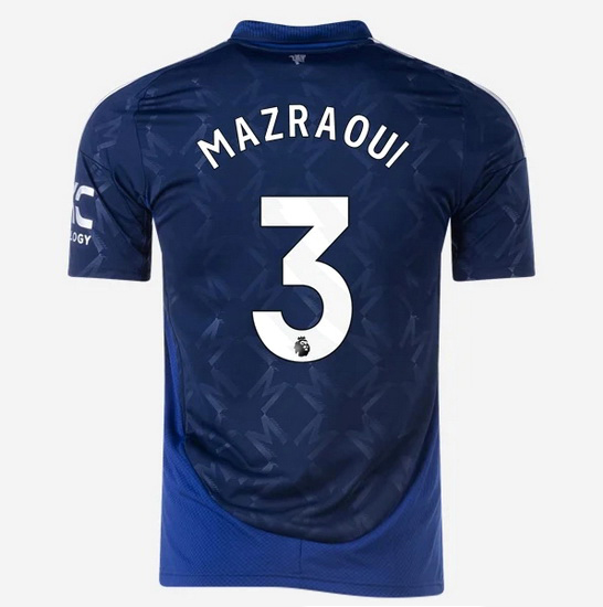 2024/25 Noussair Mazraoui #3 Away Men's Soccer Jersey - Click Image to Close