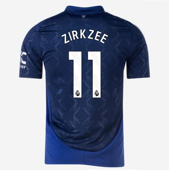 2024/25 Joshua Zirkzee #11 Away Men's Soccer Jersey - Click Image to Close