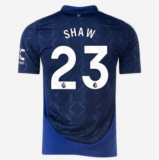 2024/25 Luke Shaw #23 Away Men's Soccer Jersey - Click Image to Close