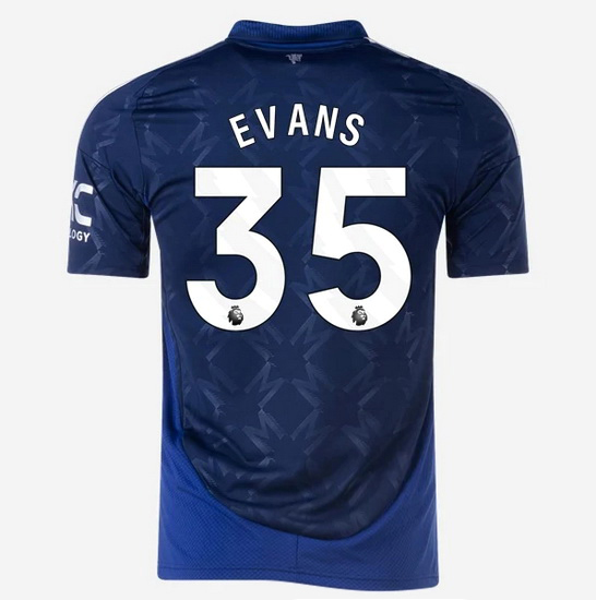 2024/25 Jonny Evans #35 Away Men's Soccer Jersey - Click Image to Close