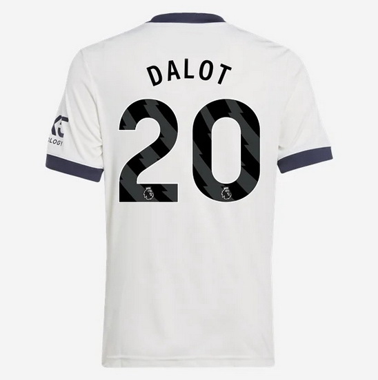 2024/25 Diogo Dalot #20 Third Men's Soccer Jersey