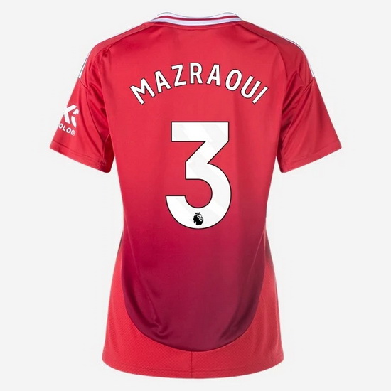 2024/25 Noussair Mazraoui #3 Home Women's Soccer Jersey