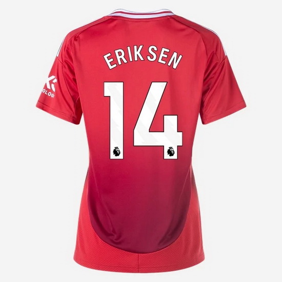 2024/25 Christian Eriksen #14 Home Women's Soccer Jersey