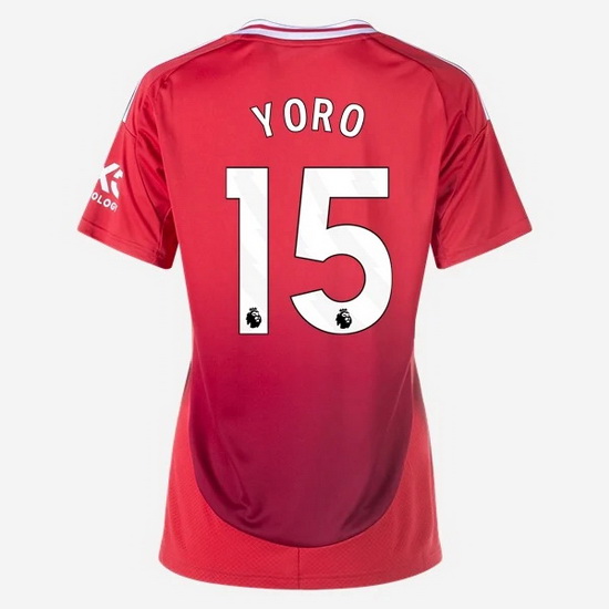 2024/25 Leny Yoro #15 Home Women's Soccer Jersey - Click Image to Close