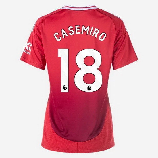 2024/25 Casemiro #18 Home Women's Soccer Jersey - Click Image to Close