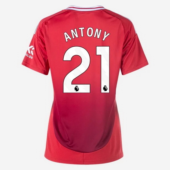 2024/25 Antony #21 Home Women's Soccer Jersey - Click Image to Close