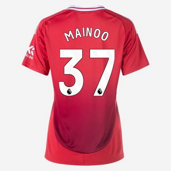 2024/25 Kobbie Mainoo #37 Home Women's Soccer Jersey - Click Image to Close