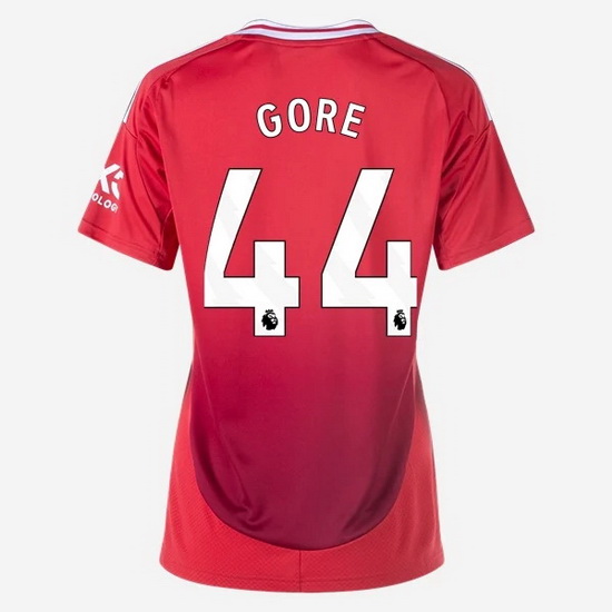 2024/25 Daniel Gore #44 Home Women's Soccer Jersey - Click Image to Close