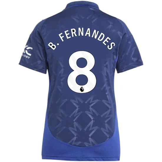 2024/25 Bruno Fernandes #8 Away Women's Soccer Jersey - Click Image to Close