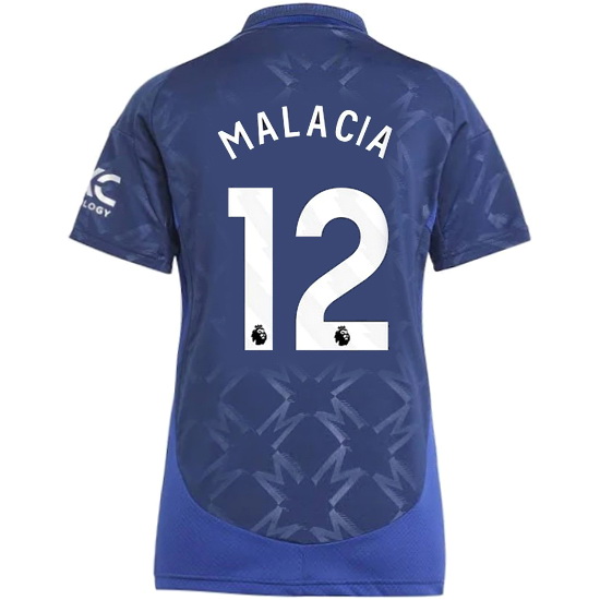 2024/25 Tyrell Malacia #12 Away Women's Soccer Jersey