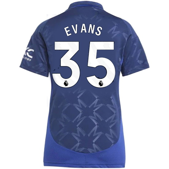 2024/25 Jonny Evans #35 Away Women's Soccer Jersey - Click Image to Close