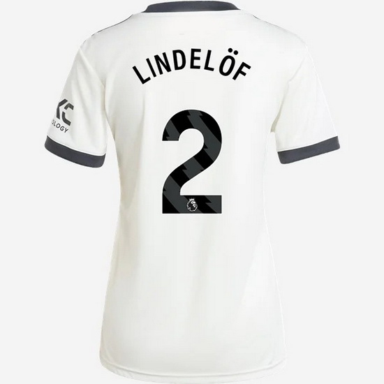 2024/25 Victor Lindelof #2 Third Women's Soccer Jersey