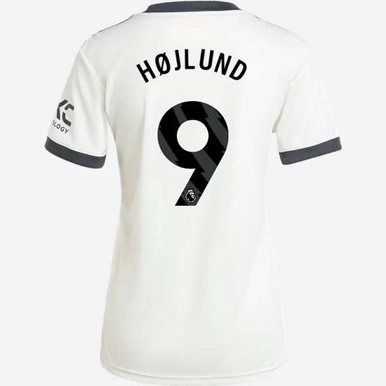 2024/25 Rasmus Hojlund #9 Third Women's Soccer Jersey - Click Image to Close