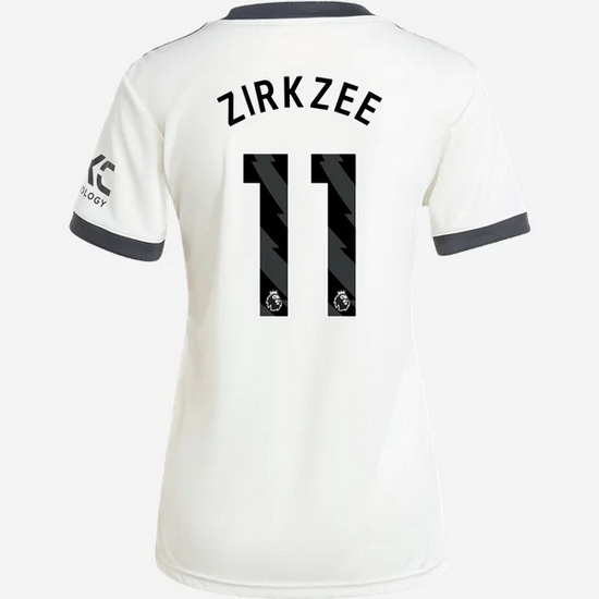 2024/25 Joshua Zirkzee #11 Third Women's Soccer Jersey - Click Image to Close