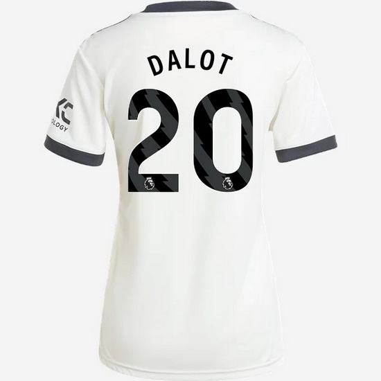 2024/25 Diogo Dalot #20 Third Women's Soccer Jersey - Click Image to Close