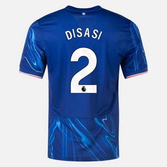 2024/25 Axel Disasi #2 Home Men's Soccer Jersey