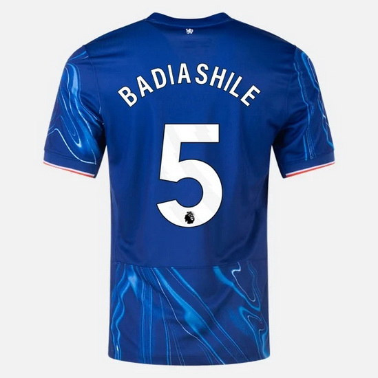 2024/25 Benoit Badiashile #5 Home Men's Soccer Jersey