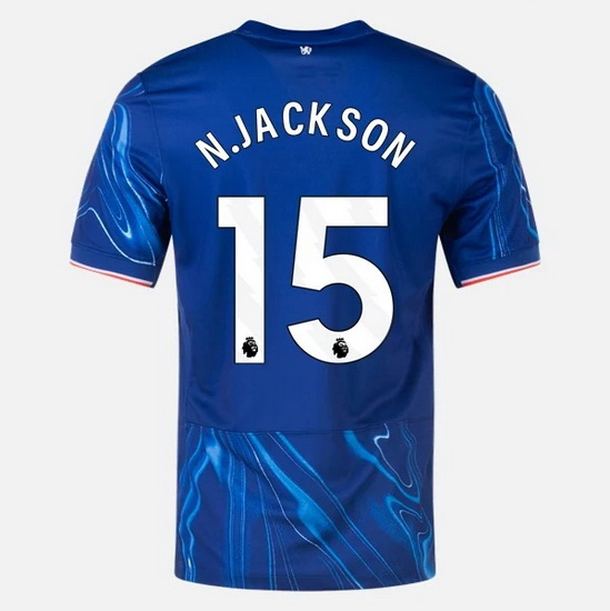 2024/25 Nicolas Jackson #15 Home Men's Soccer Jersey