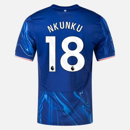 2024/25 Christopher Nkunku #18 Home Men's Soccer Jersey