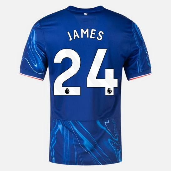 2024/25 Reece James #24 Home Men's Soccer Jersey - Click Image to Close