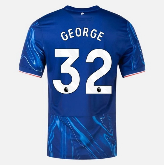 2024/25 Tyrique George #32 Home Men's Soccer Jersey