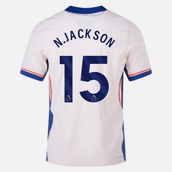 2024/25 Nicolas Jackson #15 Away Men's Soccer Jersey - Click Image to Close