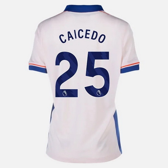 2024/25 Moises Caicedo #25 Home Women's Soccer Jersey - Click Image to Close