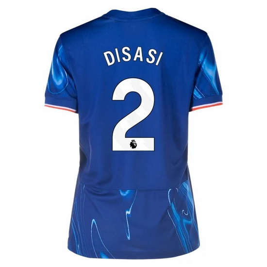 2024/25 Axel Disasi #2 Away Women's Soccer Jersey