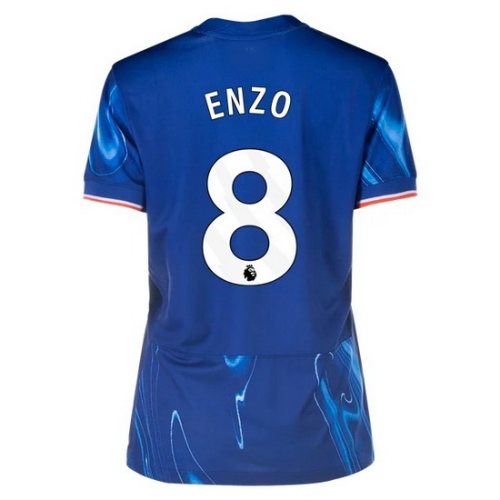 2024/25 Enzo Fernandez #8 Away Women's Soccer Jersey - Click Image to Close