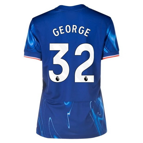 2024/25 Tyrique George #32 Away Women's Soccer Jersey