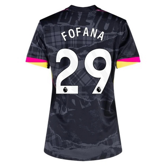 2024/25 Wesley Fofana #29 Third Women's Soccer Jersey - Click Image to Close