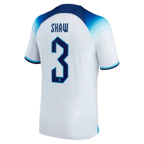 2022/23 Luke Shaw England Home Men's Soccer Jersey
