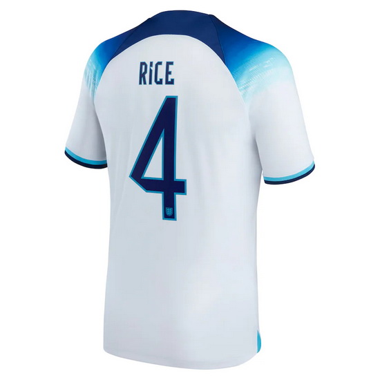 2022/23 Declan Rice England Home Men's Soccer Jersey
