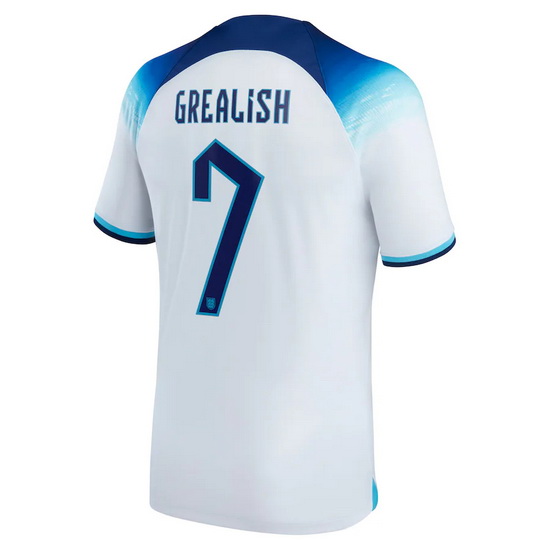 2022/23 Jack Grealish England Home Men's Soccer Jersey