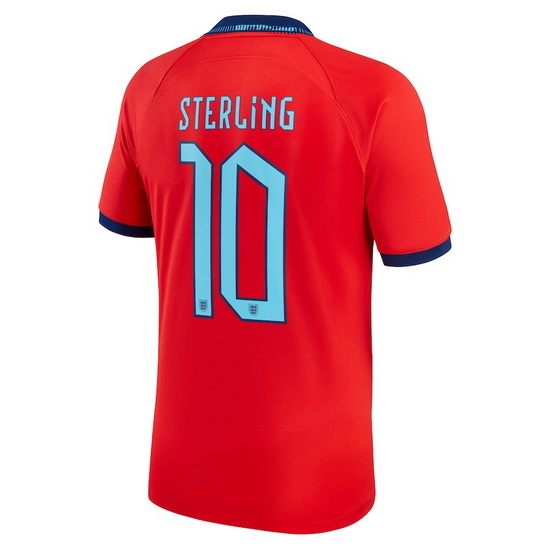 2022/2023 Raheem Sterling England Away Men's Soccer Jersey