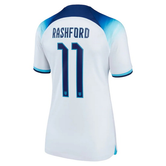 22/23 Marcus Rashford England Home Women's Soccer Jersey