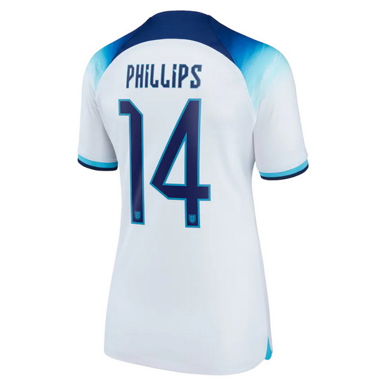 22/23 Kalvin Phillips England Home Women's Soccer Jersey